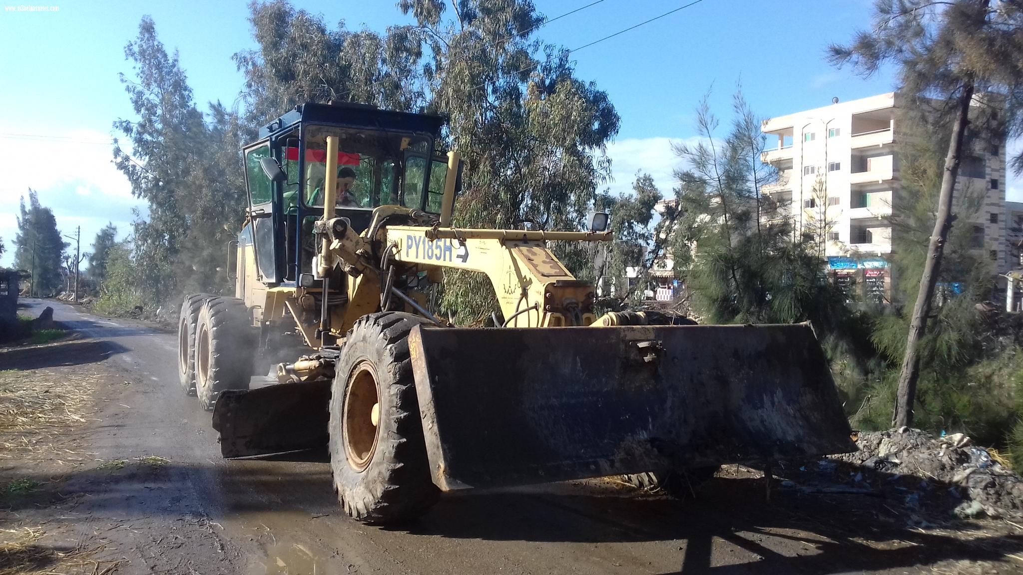 حملة مكبرة لإزالة الإشغالات وفتح طرق بـ